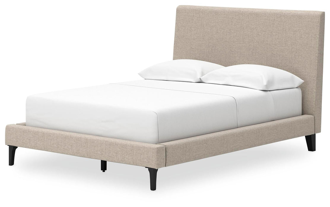 Cielden Full Upholstered Bed with Roll Slats, Dresser, Mirror, Chest and Nightstand - alternate view 17