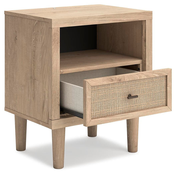 Cielden Full Upholstered Bed with Roll Slats, Dresser, Mirror, Chest and Nightstand - alternate view 20