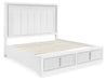 Chalanna King Upholstered Storage Bed, Dresser, Mirror, Chest and Nightstand - alternate view 10