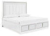 Chalanna King Upholstered Storage Bed, Dresser, Mirror, Chest and Nightstand - alternate view 8