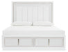 Chalanna King Upholstered Storage Bed, Dresser, Mirror, Chest and Nightstand - alternate view 7