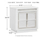 Chalanna King Upholstered Storage Bed, Dresser, Mirror and Nightstand - alternate view 11