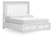 Chalanna King Upholstered Storage Bed, Dresser and Mirror - alternate view 4