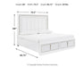 Chalanna King Upholstered Storage Bed, Dresser and Mirror - alternate view 6