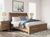 Vandenmore California King Storage Sleigh Bed with Mirrored Dresser, Chest and Nightstand - alternate view 29