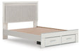Birmonton Queen Upholstered Panel Platform Storage Bed, Dresser, Mirror and Nightstand - alternate view 10
