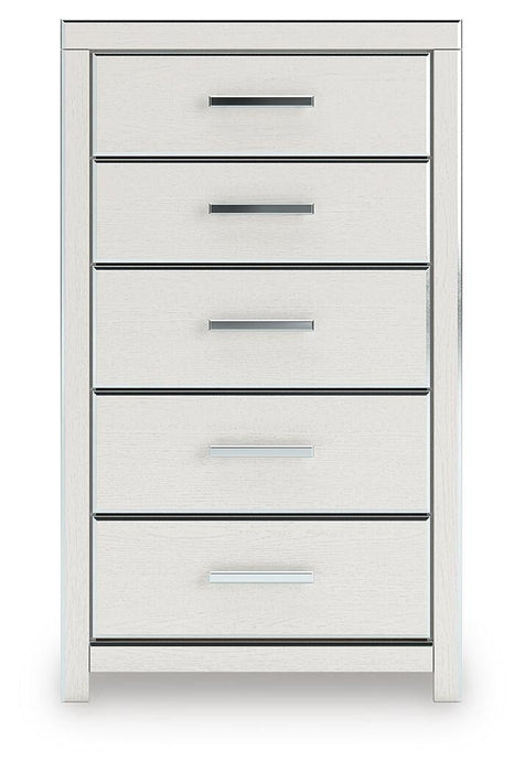 Birmonton King Upholstered Panel Platform Bed, Dresser, Mirror, Chest and Nightstand - alternate view 7