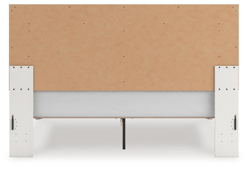 Birmonton King Upholstered Panel Platform Bed, Dresser, Mirror, Chest and Nightstand - alternate view 15