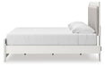 Birmonton King Upholstered Panel Platform Bed, Dresser and Mirror - alternate view 15