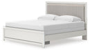 Birmonton King Upholstered Panel Bed, Dresser and Mirror - alternate view 10