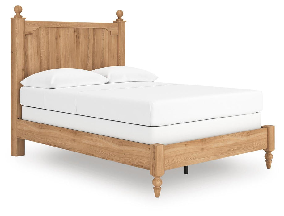 Galletyn Full Panel Bed with Mirrored Dresser and Nightstand - alternate view 8