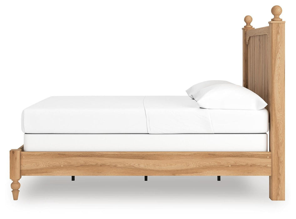Galletyn Full Panel Bed with Mirrored Dresser and Nightstand - alternate view 23