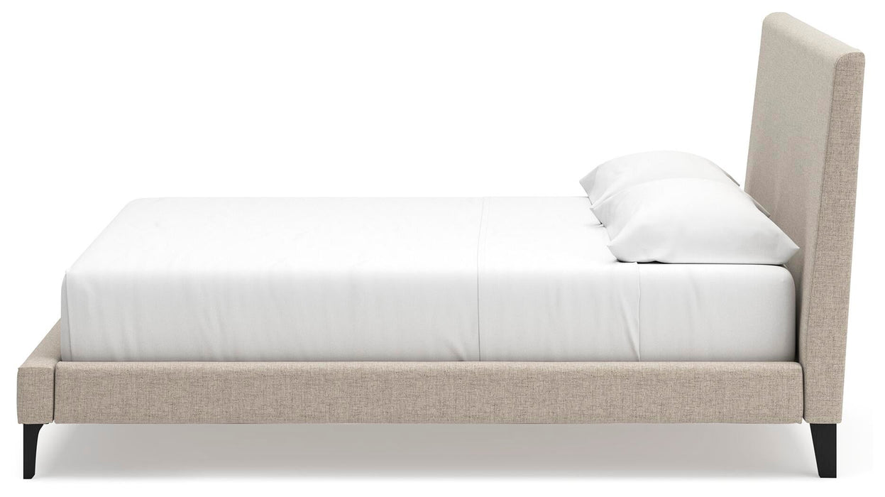 Cielden King Upholstered Bed with Roll Slats, Dresser and Mirror - alternate view 17