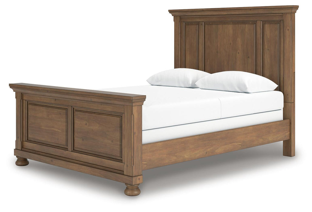 Vandenmore Queen Panel Bed with Mirrored Dresser - alternate view 10