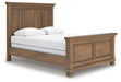 Vandenmore Queen Panel Bed with Mirrored Dresser - alternate view 8