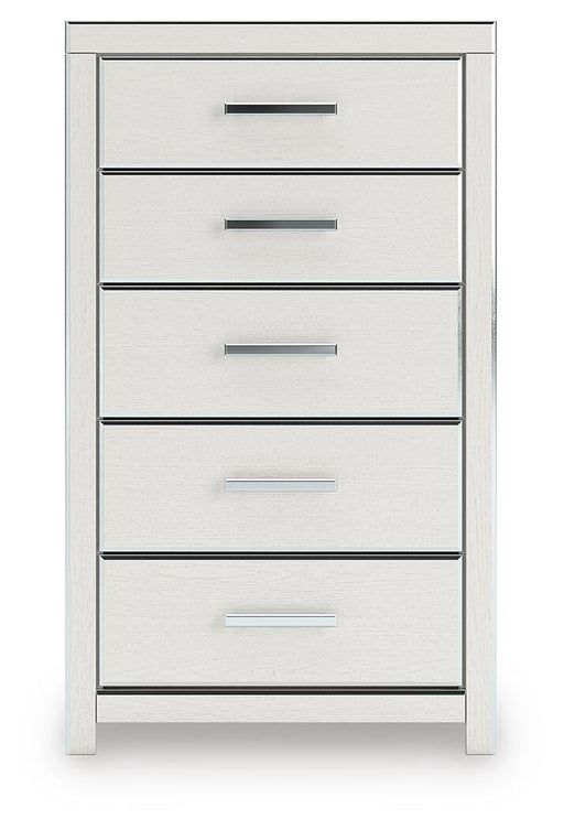 Birmonton Queen Upholstered Panel Platform Bed, Dresser, Mirror and Nightstand - alternate view 2