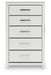 Birmonton Queen Upholstered Panel Platform Bed, Dresser, Mirror and Nightstand - alternate view 2