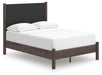 Cadmori Full Upholstered Panel Platform Bed, Dresser and Mirror - alternate view 8