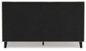 Cielden California King Upholstered Bed with Roll Slats, Dresser, Mirror, Chest and Nightstand - alternate view 15