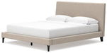 Cielden California King Upholstered Bed with Roll Slats, Dresser, Mirror, Chest and Nightstand - alternate view 16