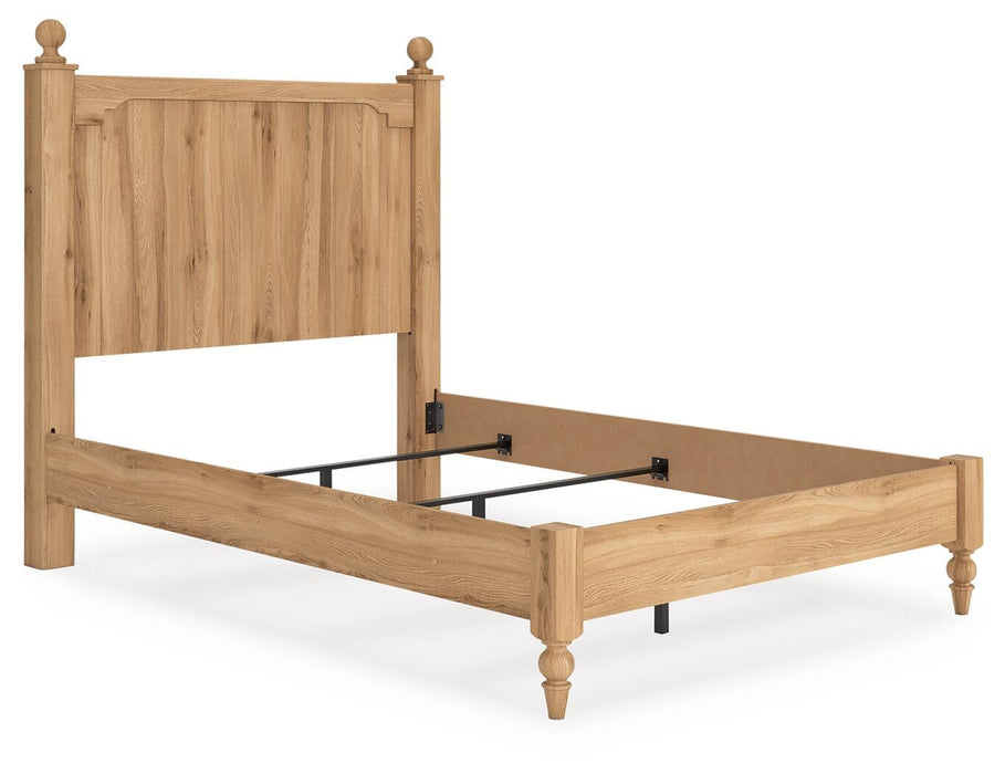 Galletyn Full Panel Bed with Mirrored Dresser - alternate view 11