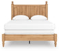 Galletyn Queen Panel Bed with Mirrored Dresser and Nightstand - alternate view 7