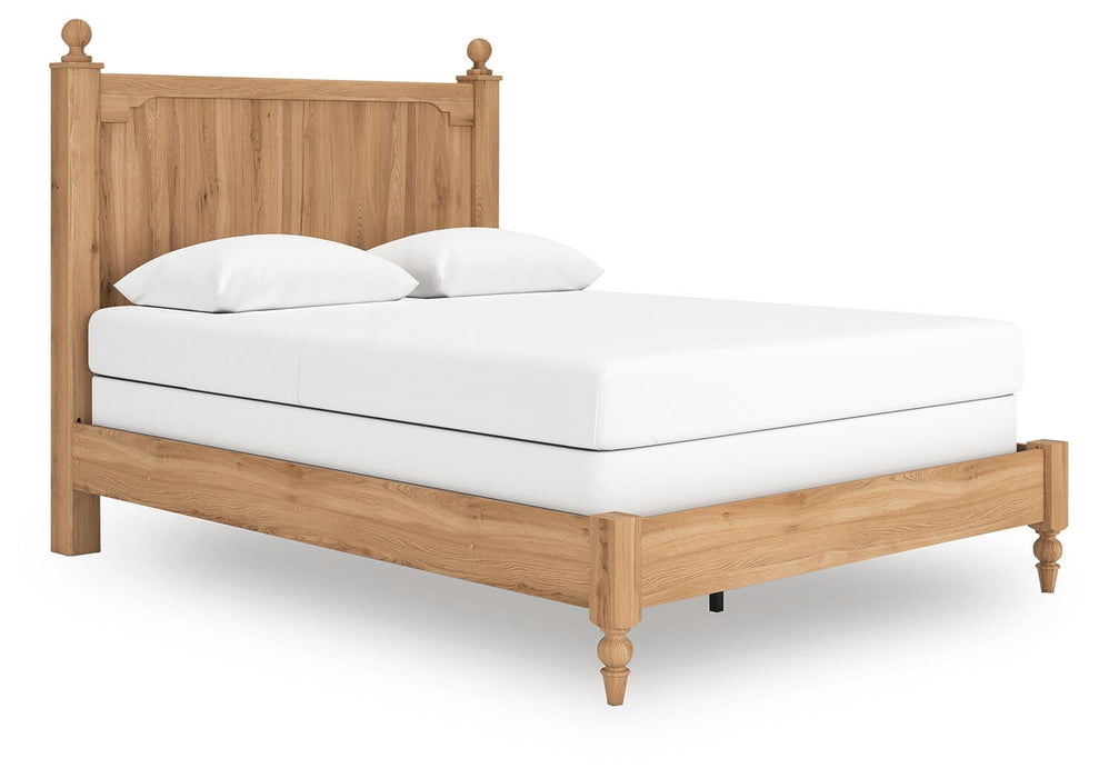 Galletyn Queen Panel Bed with Mirrored Dresser and Nightstand - alternate view 8