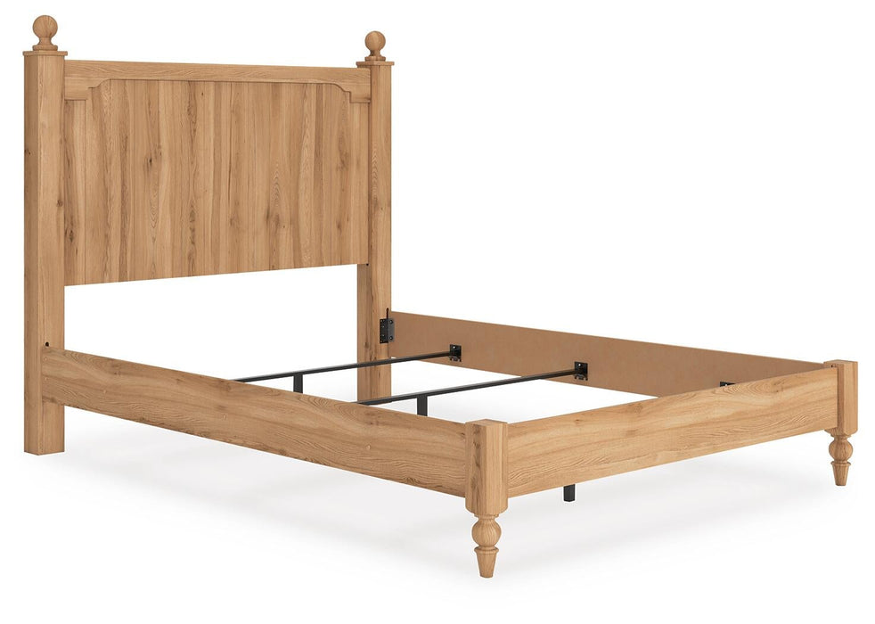 Galletyn Queen Panel Bed with Mirrored Dresser and Nightstand - alternate view 9
