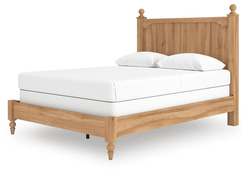 Galletyn Queen Panel Bed with Mirrored Dresser and Nightstand - alternate view 11