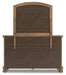 Vandenmore King Panel Bed with Mirrored Dresser - alternate view 5