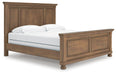 Vandenmore King Panel Bed with Mirrored Dresser - alternate view 8