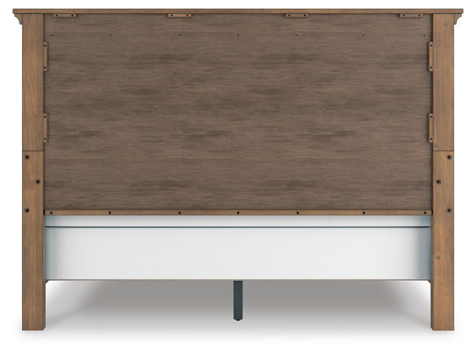 Vandenmore King Panel Bed with Mirrored Dresser - alternate view 10
