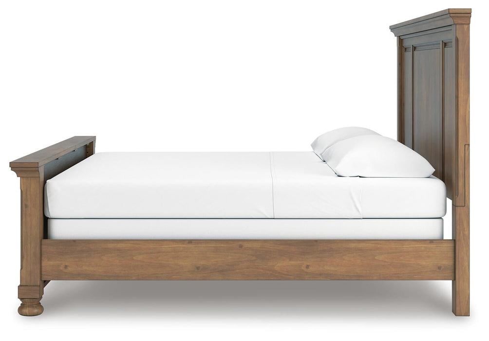 Vandenmore King Panel Bed with Mirrored Dresser - alternate view 15