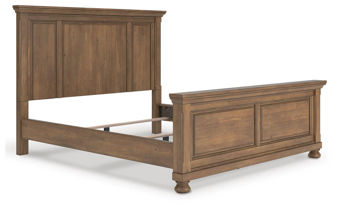 Vandenmore California King Panel Bed with Mirrored Dresser - alternate view 9