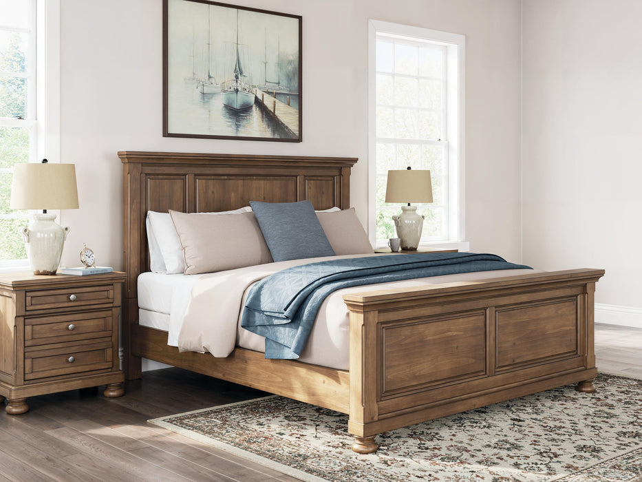 Vandenmore California King Panel Bed with Mirrored Dresser - alternate view 15