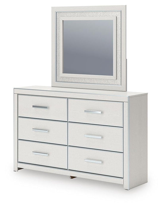 Birmonton King Upholstered Panel Bed, Dresser, Mirror and Nightstand - alternate view 6