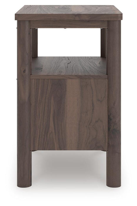 Cadmori Queen Upholstered Panel Platform Bed, Dresser, Mirror and Nightstand - alternate view 18