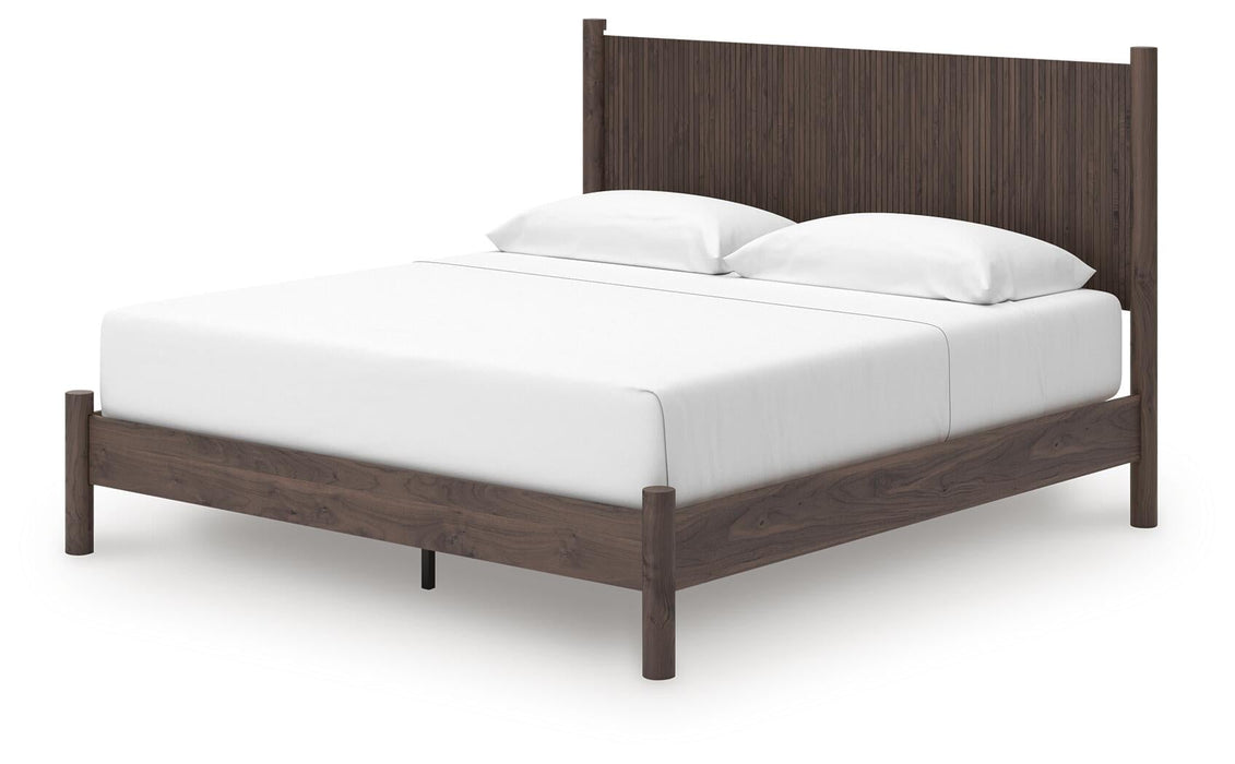 Cadmori King Panel Platform Bed, Dresser, Mirror and Nightstand - alternate view 11