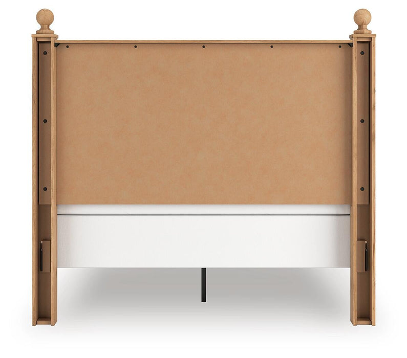 Galletyn Queen Panel Bed with Mirrored Dresser - alternate view 10