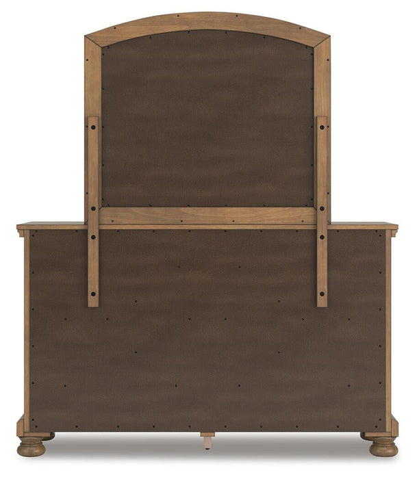 Vandenmore Queen Panel Bed with Mirrored Dresser and Nightstand - alternate view 5
