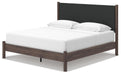 Cadmori King Upholstered Panel Platform Bed, Dresser, Mirror and Nightstand - alternate view 10