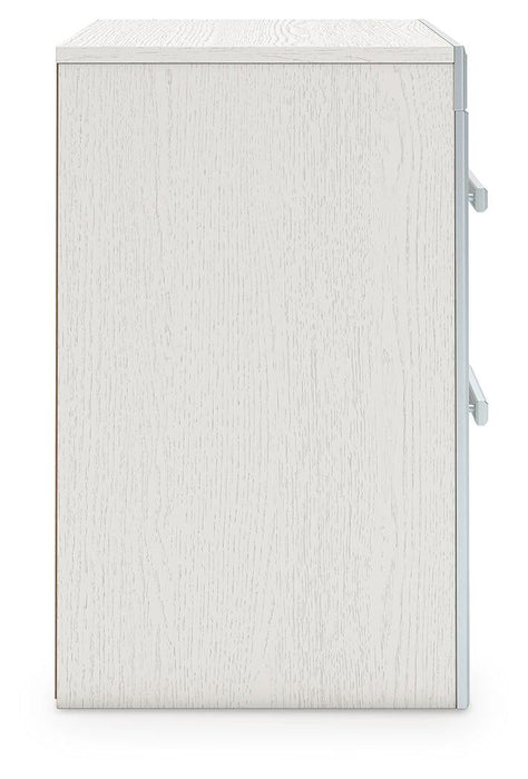 Birmonton Queen Upholstered Panel Platform Bed, Dresser, Mirror and Nightstand - alternate view 23