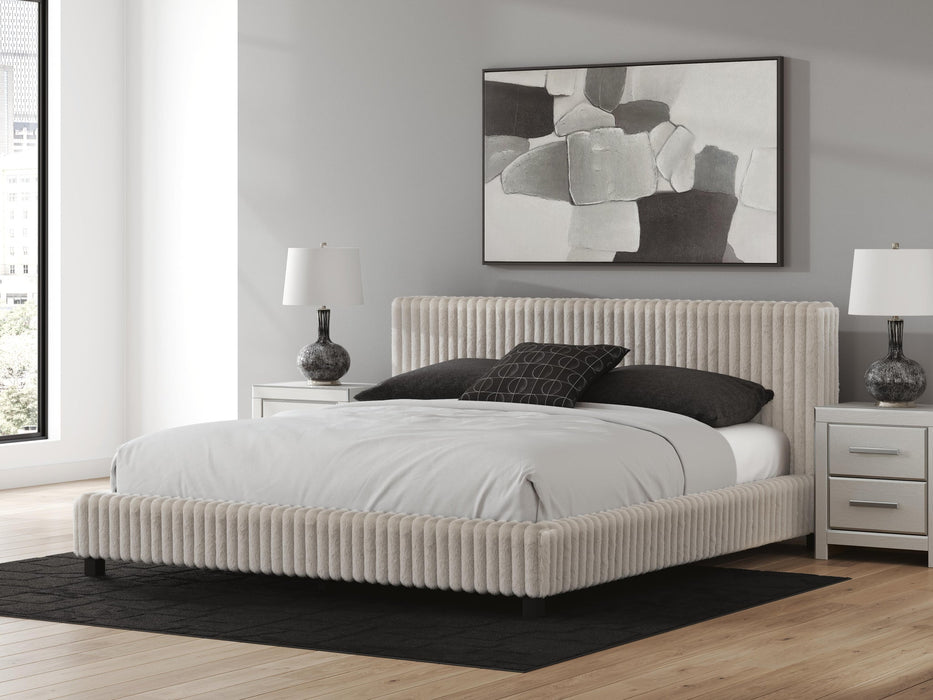 Birmonton California King Upholstered Bed, Dresser, Mirror and Nightstand - alternate view 19