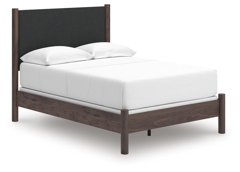Cadmori Full Upholstered Panel Bed, Dresser and Mirror - alternate view 14