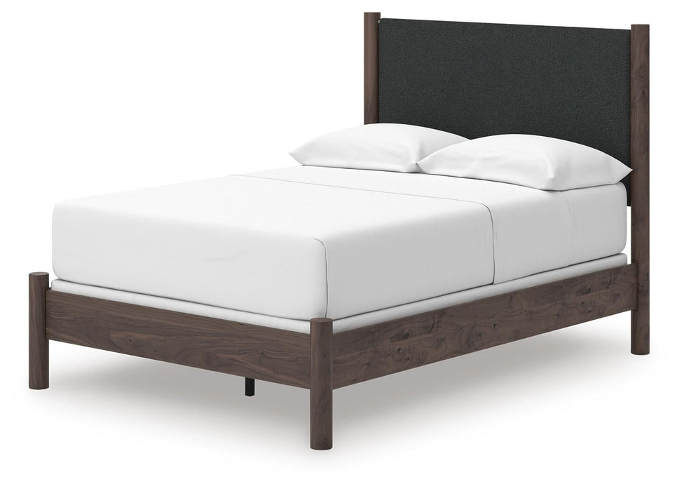 Cadmori Full Upholstered Panel Bed, Dresser and Mirror - alternate view 15