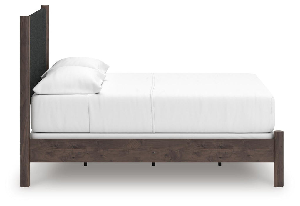Cadmori Full Upholstered Panel Bed, Dresser and Mirror - alternate view 18