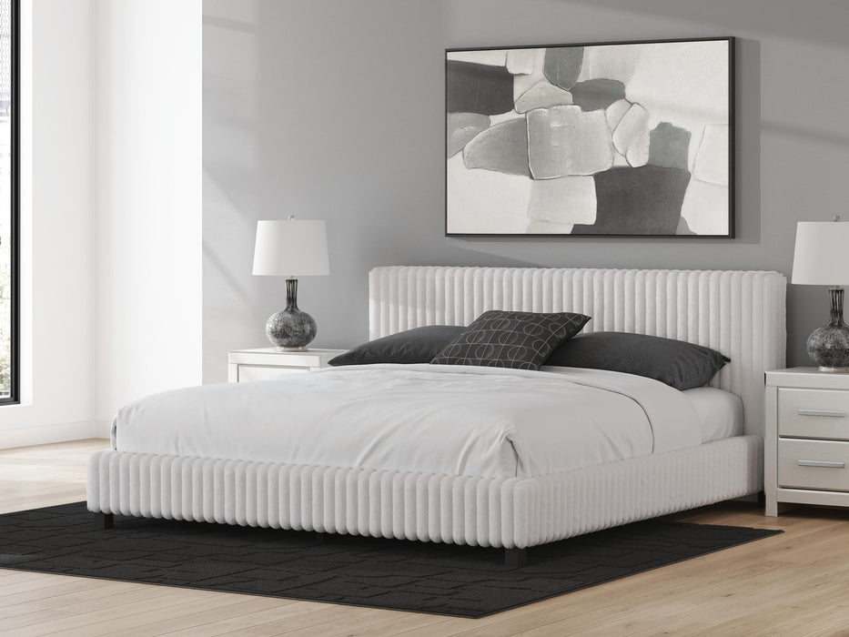 Birmonton King Upholstered Bed, Dresser, Mirror and Nightstand - alternate view 18