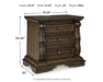 Maylee King Canopy Bed, Dresser, Mirror and Nightstand - alternate view 12