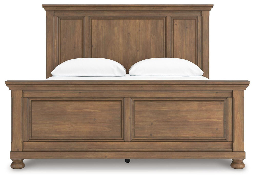 Vandenmore California King Panel Bed with Mirrored Dresser, Chest and Nightstand - alternate view 13