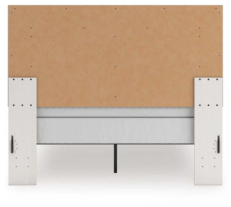 Birmonton Queen Upholstered Panel Bed, Dresser and Mirror - alternate view 10